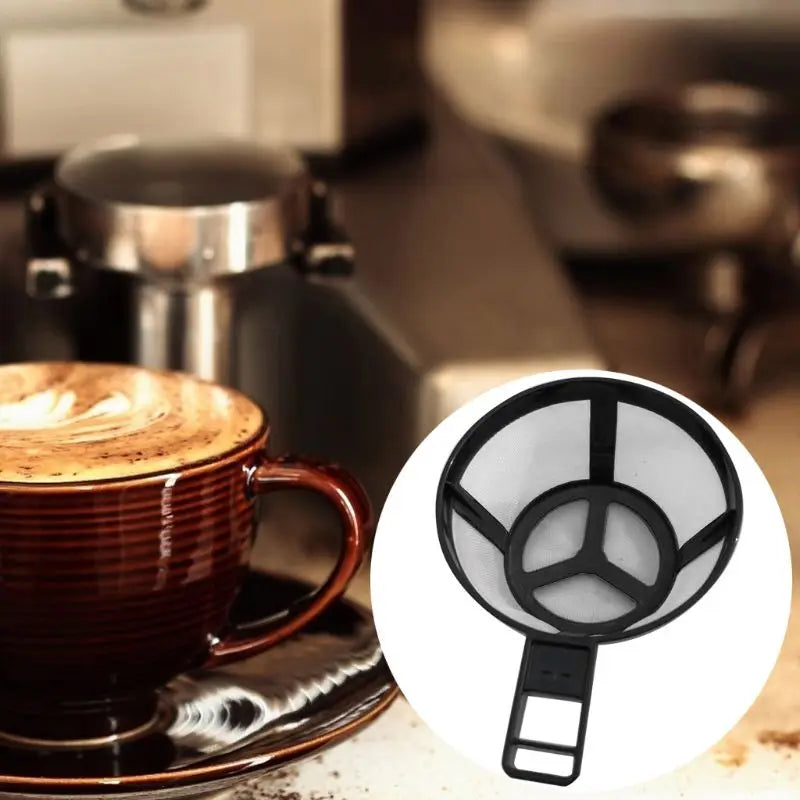 1pcs Reusable Coffee Filter Basket Cup Style Coffee Machine Strainer Mesh FDA Nylon Environmental Protection Equipment Filter