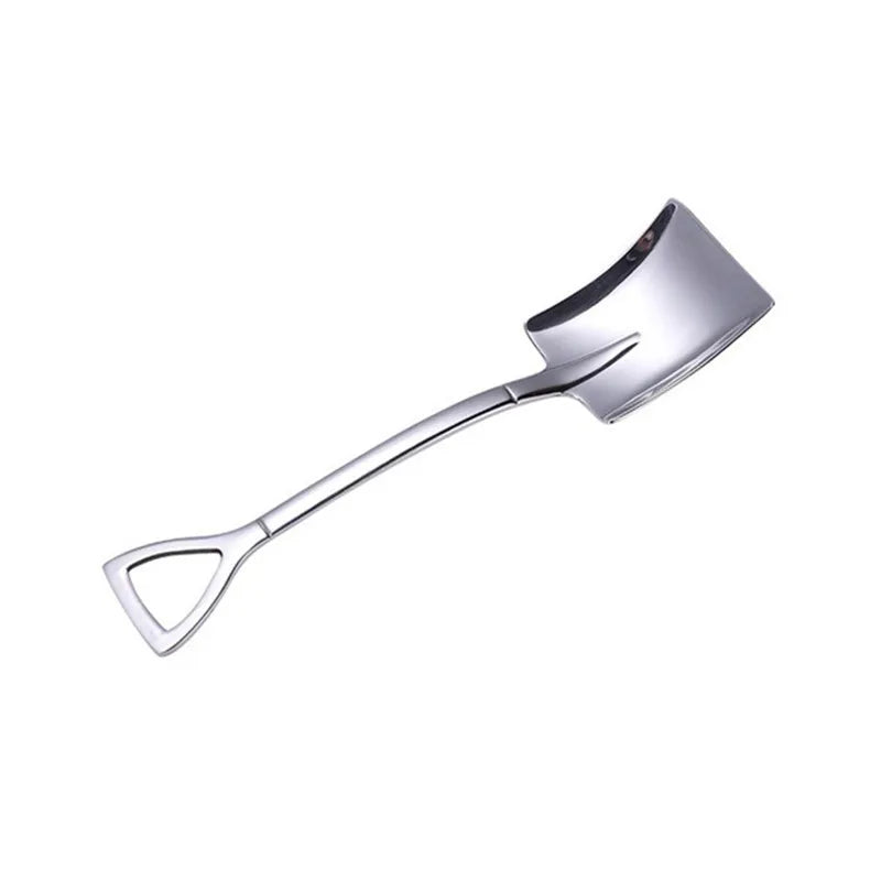 2020 new vacuum plating stainless steel ice cream coffee spoon dessert teaspoon fruit salad spatula kitchen hot drink tableware