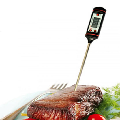 Kitchen Digital BBQ Food Thermometer Meat Cake Candy Fry Grill Dinning Household Cooking Thermometer Gauge Oven Thermometer Tool