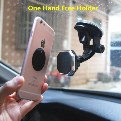 Car Phone Holder Magnetic Car Mount Universal Holder Cell Phone Support Smartphone Stand In Car Magnet Mobile Holder