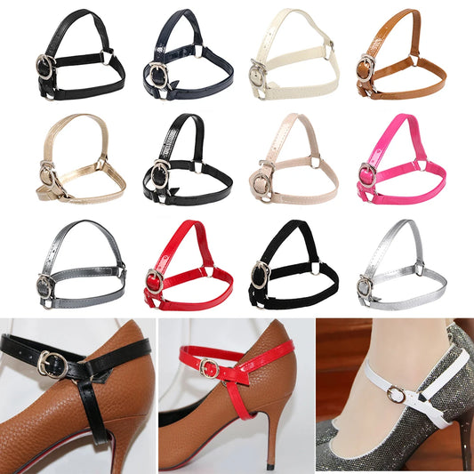 1Pair Bundle Shoelace for Women High Heels Holding Loose Anti-skid Straps Band Adjustable Ankle Shoes Belt Shoe Accessories