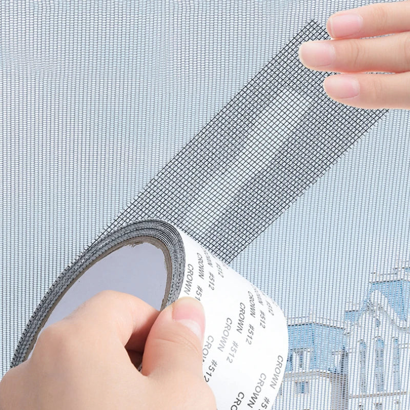 Screen Repair Tape Window Door Waterproof Patch Self-adhesive Super Fix Anti-Insect Door Mosquito Net Mesh Broken Holes Repair