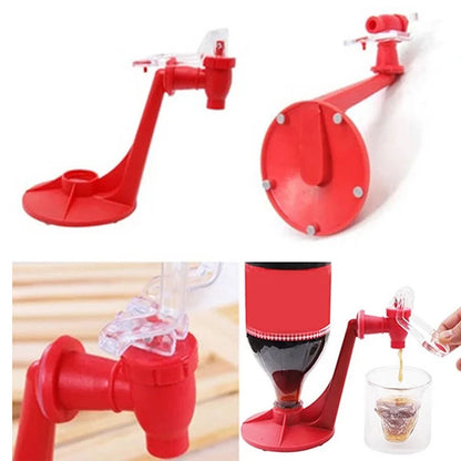 Beverage Drinking Dispense Fountain Soda Coke Bottle Upside Down Drink Inverter Gadget Party Home Bar Accessories