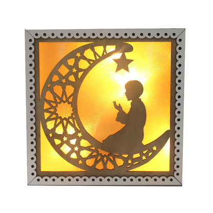 EID MUBARAK cup&plate Ramadan kareem With eid ramadan banner Home decoration Islam element balloon kit moon&star mosque