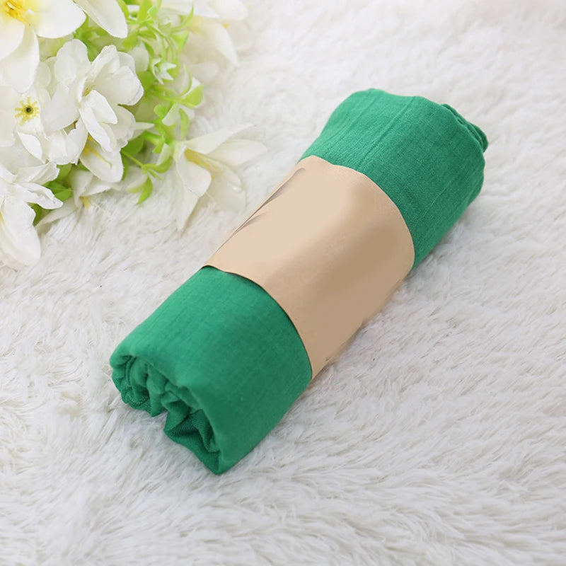 180*50cm Candy Colored Women Scarf Cotton Linen Long Scarf Solid Color Soft Scarves Shawls For Lady Muslim Hijab Muffler Scarf
