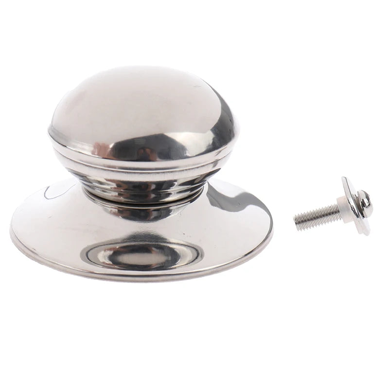 1PC Stainless Steel Tableware Pot Lid Handle Handle Fixed Suction Cup Handle Anti-scald Handle Kitchen Cookware Kitchen Supplies