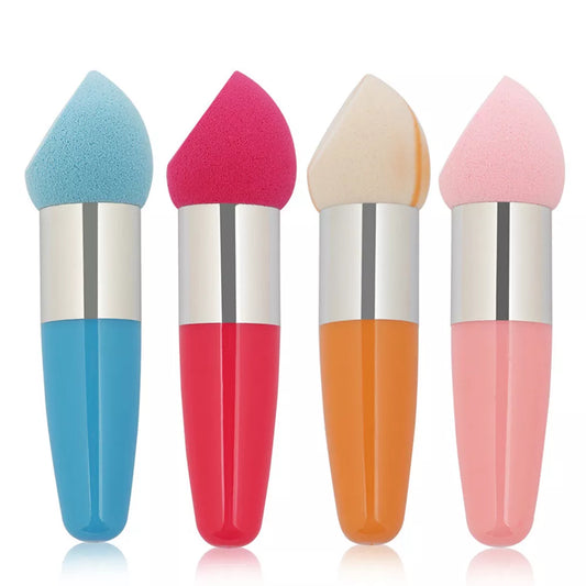 1PC Mushroom Head Makeup Brushes Women Maquillaje Beauty Foundation Sponge Powder Puff With Handle Smooth Shaped Cosmetic Tool