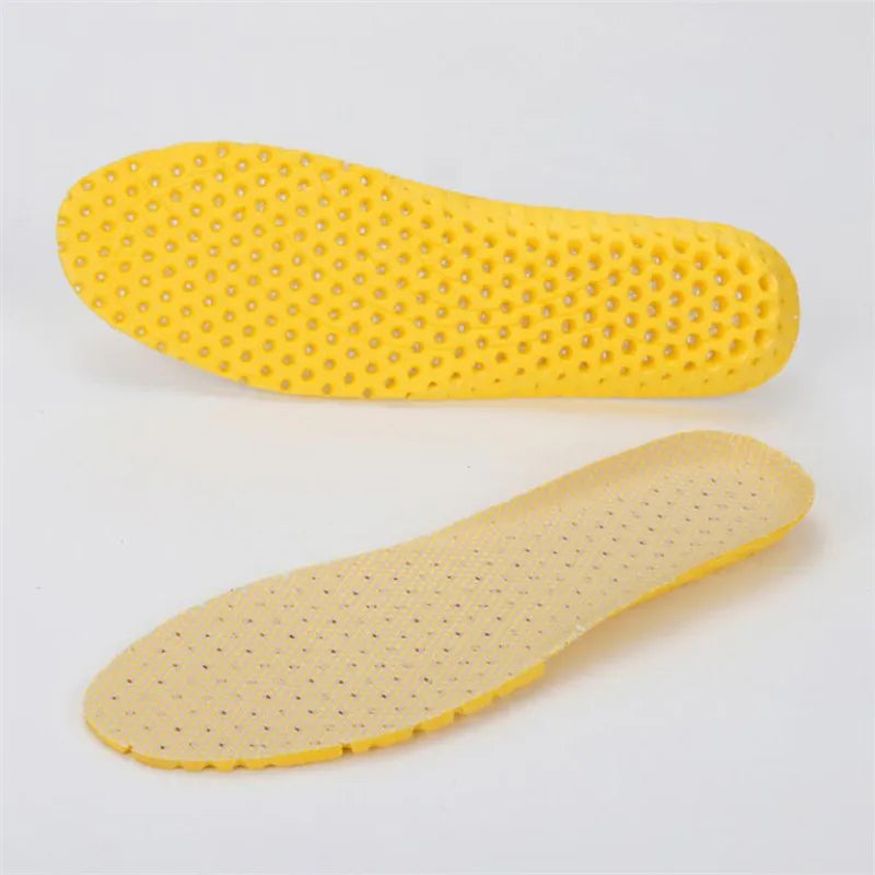 Memory Foam Insoles For Shoes Sole Mesh Deodorant Breathable Cushion Running Insoles For Feet Man Women Orthopedic Insoles