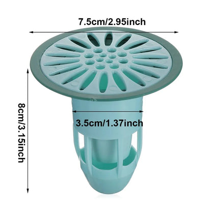 Deodorant Floor Drain Core Silicone Shower Drain Stopper Insectproof Anti-odor Hair Trap Plug Trap Kitchen Bathroom Toilet Sewer