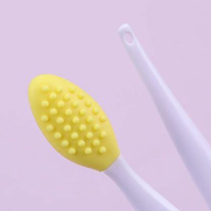 1PC Beauty Skin Care Wash Face Silicone Brush Exfoliating Nose Clean Blackhead Removal Brushes Tools With Replacement Head