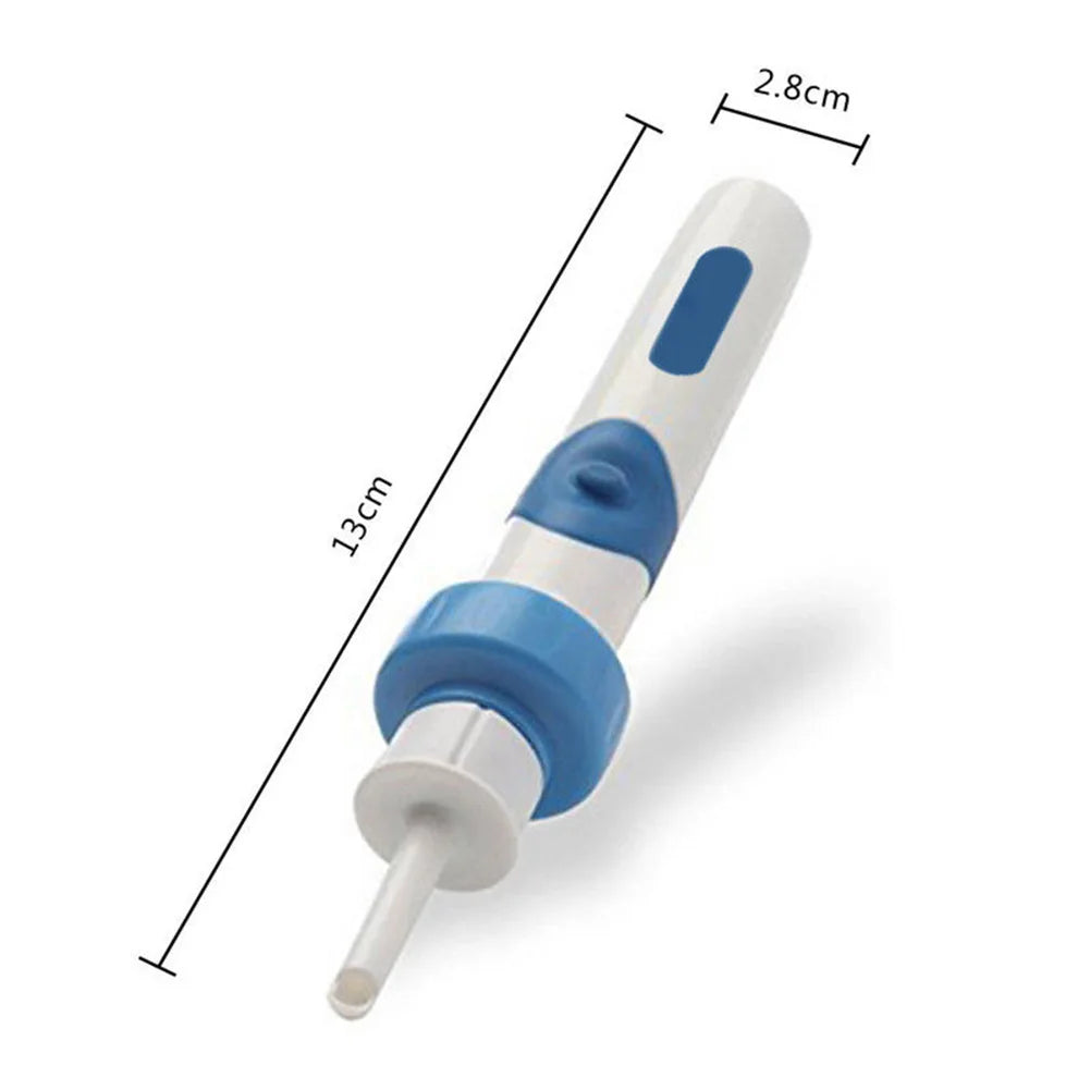 2021 Electric Cordless Safe Vibration Painless Vacuum Ear Wax Pick Cleaner Remover Spiral Ear-Cleaning Device Dig Wax Earpick