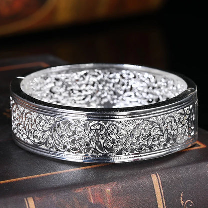 Morocco Hollow Bracelet For Women Nationality Open Sleeve Bracelet Arab Wedding Jewelry