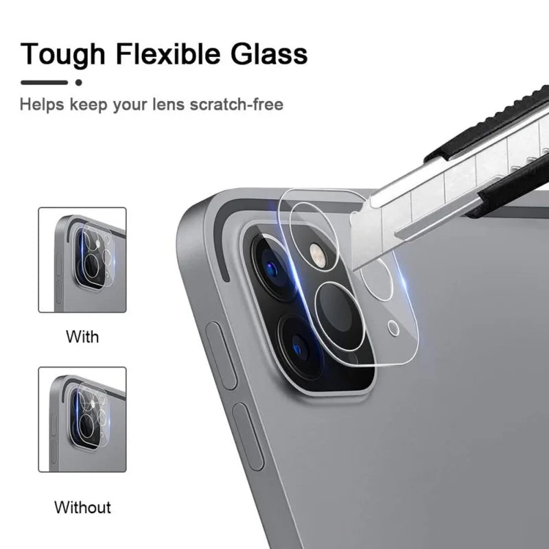 2 Pcs Camera Lens Glass For Apple iPad Pro 11 12.9 2020 2021 Screen Protector pad Protective Film For Apple iPadPro 12.9 11 2022