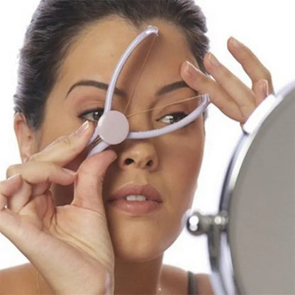 Protable Women Mini Facial Hair Remover Spring Threading Epilator Face Cheeks Eyebrow Epilator Tools 20#47