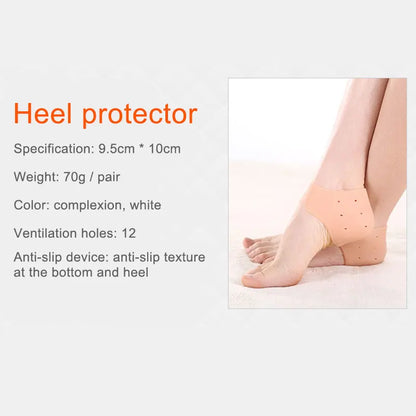 Heel Protector Silicone pads Heel Spur for shoe inserts Pads heel cushions gel heel pad silicone Heel Pain Reduce