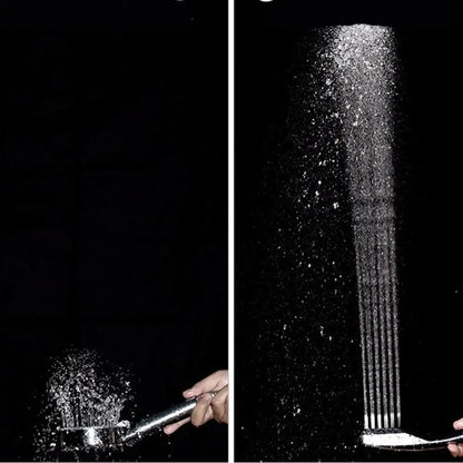Hot Sale 300 Hole Super Pressurized Shower Head Square Hand Shower Booster Shower Head Water Saving Shower Drop Shipping