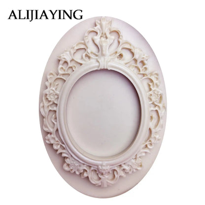 M0611 Frame silicone mold fondant mould cake decorating tools chocolate gumpaste molds
