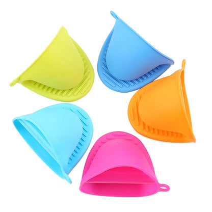 Oven Mitts Silicone Heat Resistant Gloves Clips Insulation Non Stick Anti-slip Pot Bowel Holder Clip Cooking Baking Kitchen Acce