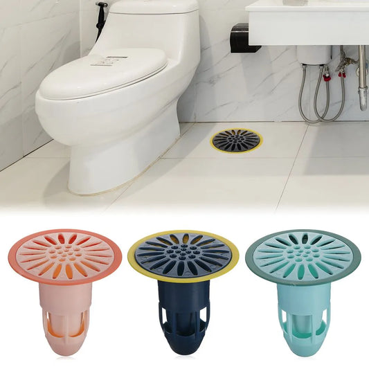 Deodorant Floor Drain Core Silicone Shower Drain Stopper Insectproof Anti-odor Hair Trap Plug Trap Kitchen Bathroom Toilet Sewer