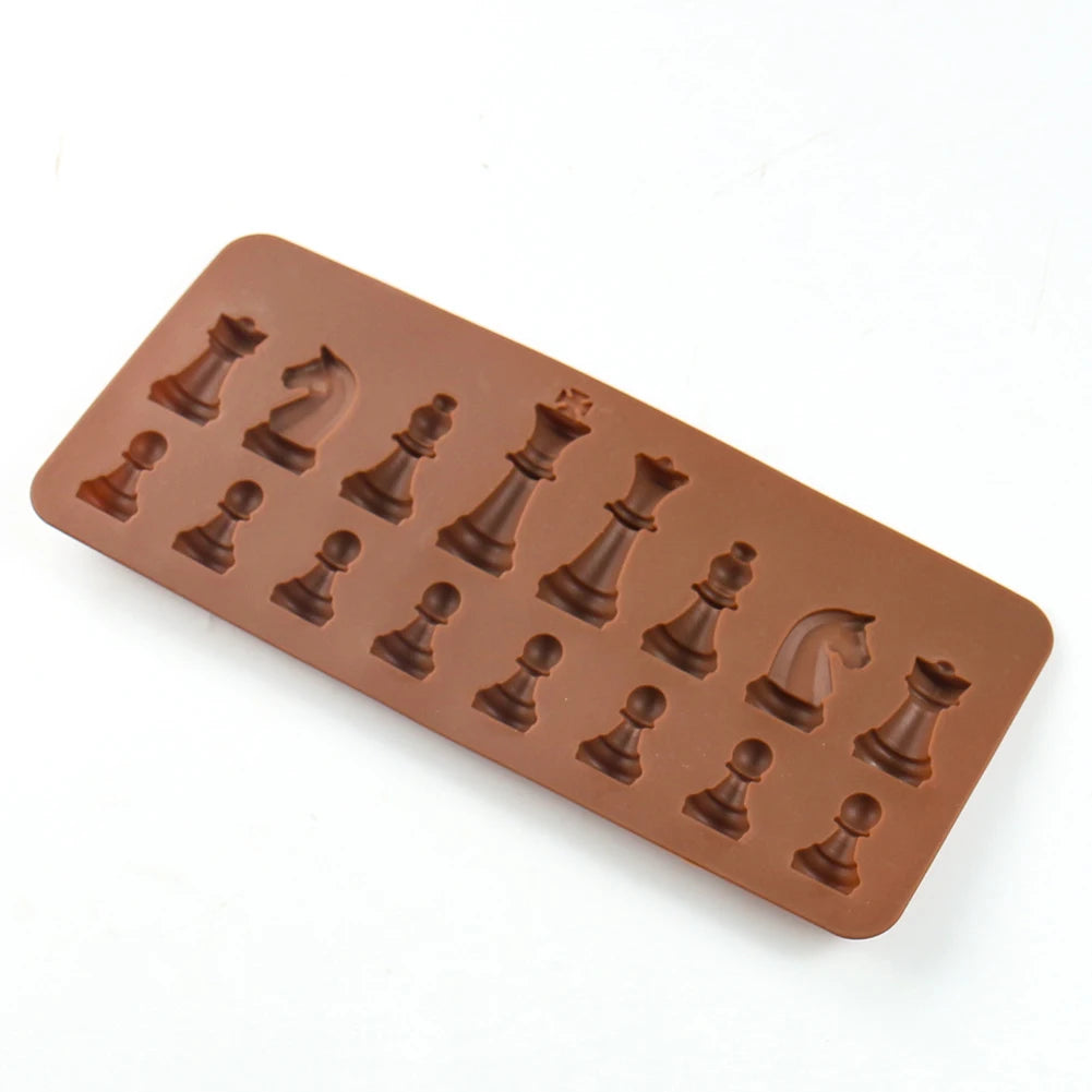 DIY Cake Mold Chess Shaped Chocolate Molds Ice Cube Mould Baking Mould Silicone Mold Cake Decorating Tools Kitchen Accessories
