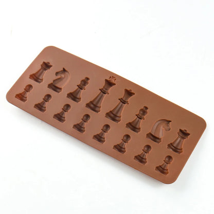 DIY Cake Mold Chess Shaped Chocolate Molds Ice Cube Mould Baking Mould Silicone Mold Cake Decorating Tools Kitchen Accessories