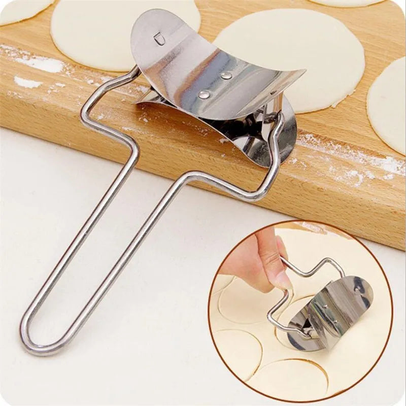 2pcs/set Stainless Steel Dumpling Mould Lazy Must-Ravioli Making Mold Mould Baking Accessories Home Kitchen Dumpling Maker