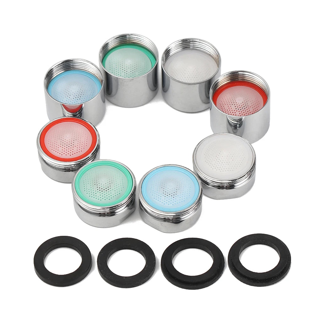 1 Set Kitchen Sink Faucet Tap Nozzle Thread Swivel Aerator Filter Sprayer Kitchen Water Saving Faucet Accessories 22/24/mm
