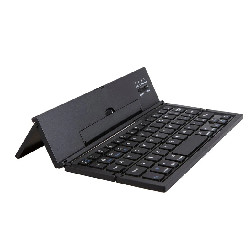 Mini Tri-Fold Keyboard Bluetooth-compatible Portable Foldable Wireless Keyboards Handheld for Tablets Smartphone Laptop