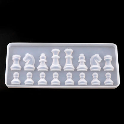International Chess Shape Silicone Mold DIY Clay Epoxy Resin Mold Pendant Molds