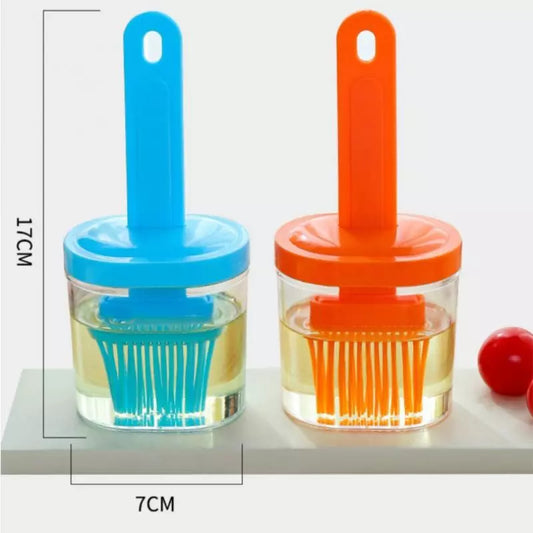 High Temperature Resistant Silicone Bottle Brush Portable Barbecue Oil Brush Household Baking Oil Brush Pancake Brush Oil Tool