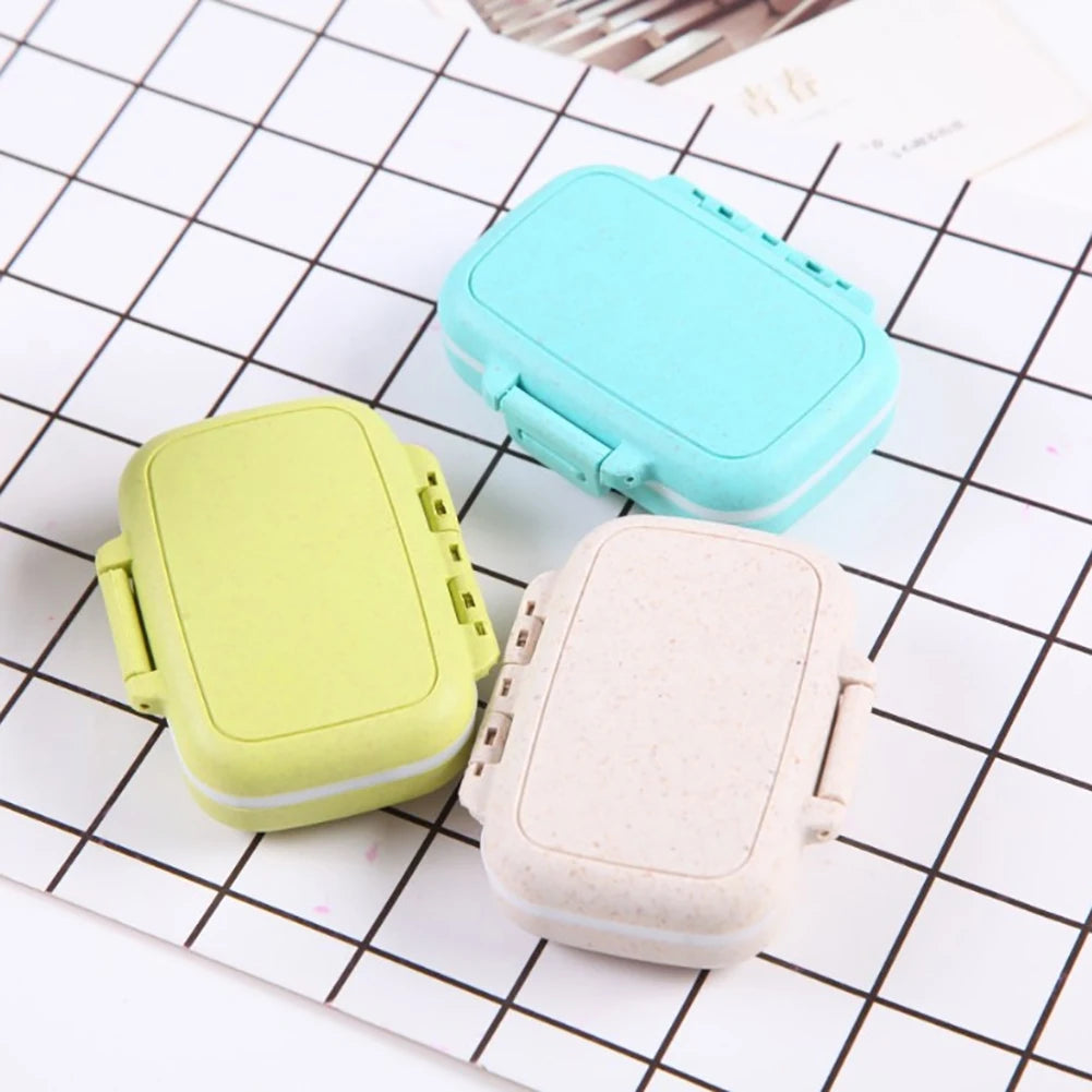 3-5 Slots Moisture-proof Pill Box Pills Organizer Case Portable Travel  Drugs Storage Container Medicine Box