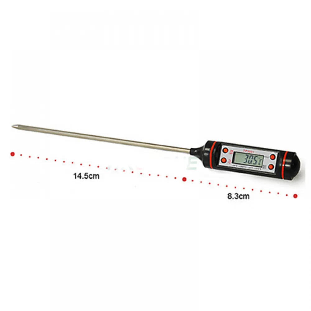 Kitchen Digital BBQ Food Thermometer Meat Cake Candy Fry Grill Dinning Household Cooking Thermometer Gauge Oven Thermometer Tool