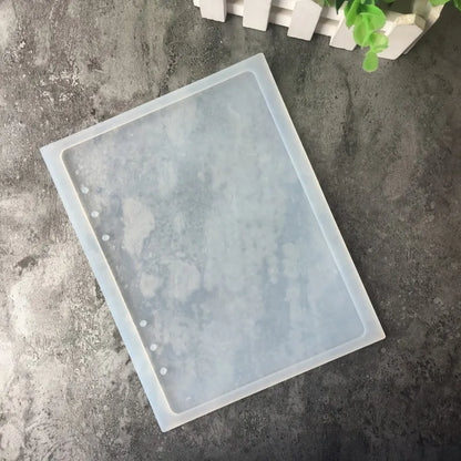 A7/A6/A5 Notebook Shape Silicone Mold DIY Resin Book Mold Crystal Epoxy Silicome Mold Transparent Book A7 Silicone Mold