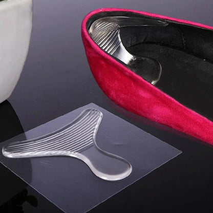 High Insoles Gel Pad Foot Care Arch Support Cushion Heel Insert Silicon Gel Insoles Silicone Gel High Heel Grip Shoe Foot Protec
