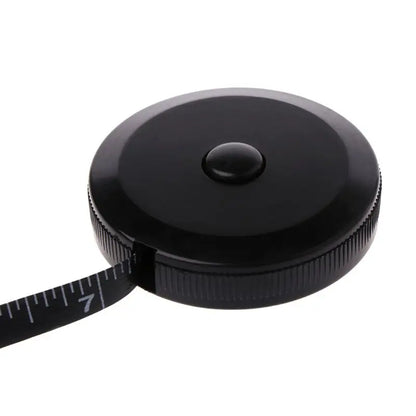 1.5m/60inch Black Tape Measures Dual Sided Retractable Tools Automatic ABS Flexible Mini Sewing Measuring Tape 19QB