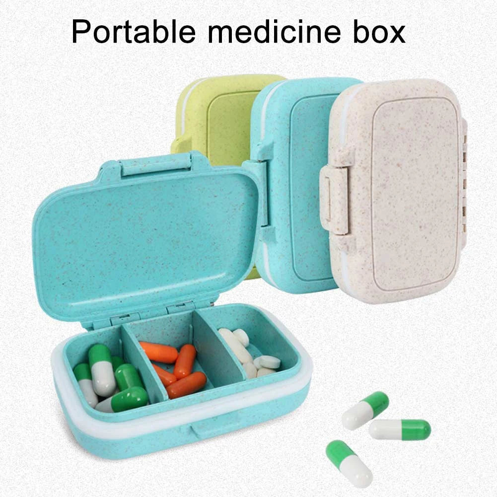 3-5 Slots Moisture-proof Pill Box Pills Organizer Case Portable Travel  Drugs Storage Container Medicine Box