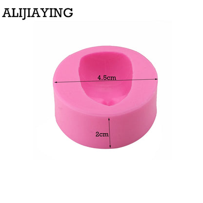 M0790 3D Men head Chocolate Mould baby Face Silicone Mold Cake Decorating Fondant Kitchen Baking DIY Cartoon Figre/Cake Tools
