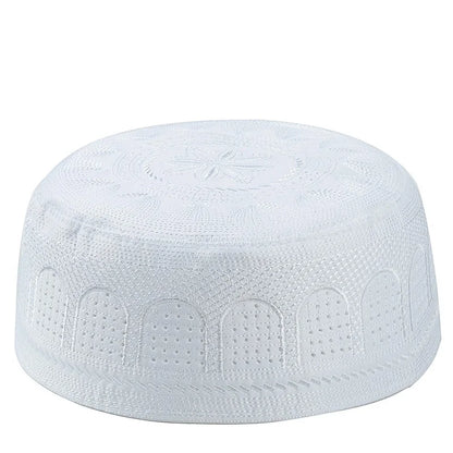 2023 Muslim Hat Cotton Embroidered Arab Men Prayer Hat Muslim Hijab Men Hijab Hat Saudi Arabia Islamic Jewish Indian Hat