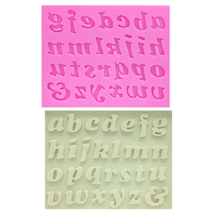 M0179 Sugarcraft Letter/Number silicone mold fondant mold cake decorating tools chocolate mold Kitchen baking mould