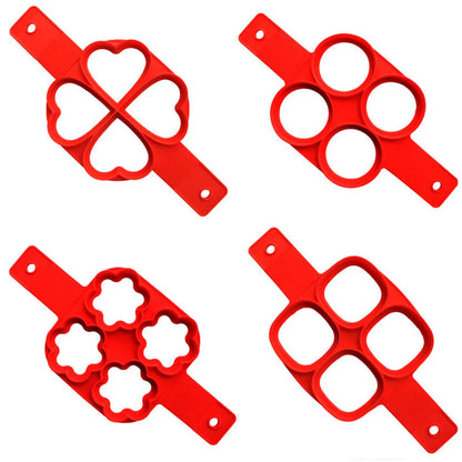 1Pcs Non Stick Fantastic Egg Pancake Maker Silicone Ring Kitchen Baking Omelet Moulds flip cooker Egg Ring Mold