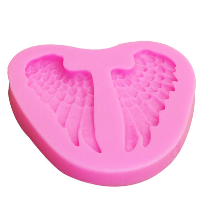 M0227 Angel wings Silicone Mold Fondant Cake Decorating Tools Chocolate Gumpaste Molds, Sugarcraft, Kitchen Accessories