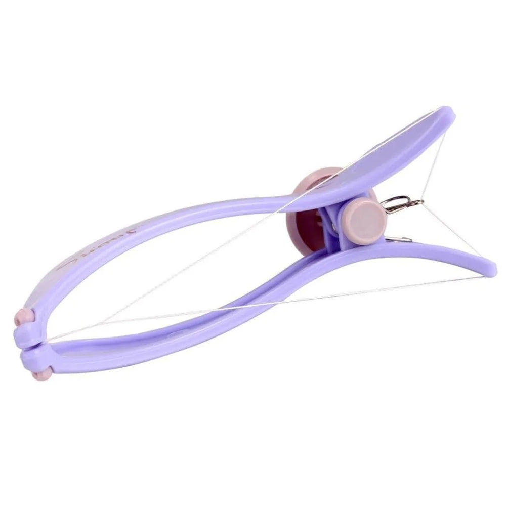 Women Facial Hair Remover Spring Threading Epilator Face Defeatherer DIY Makeup Beauty Tool for Cheeks Eyebrow