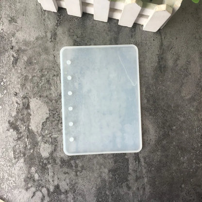 A7/A6/A5 Notebook Shape Silicone Mold DIY Resin Book Mold Crystal Epoxy Silicome Mold Transparent Book A7 Silicone Mold
