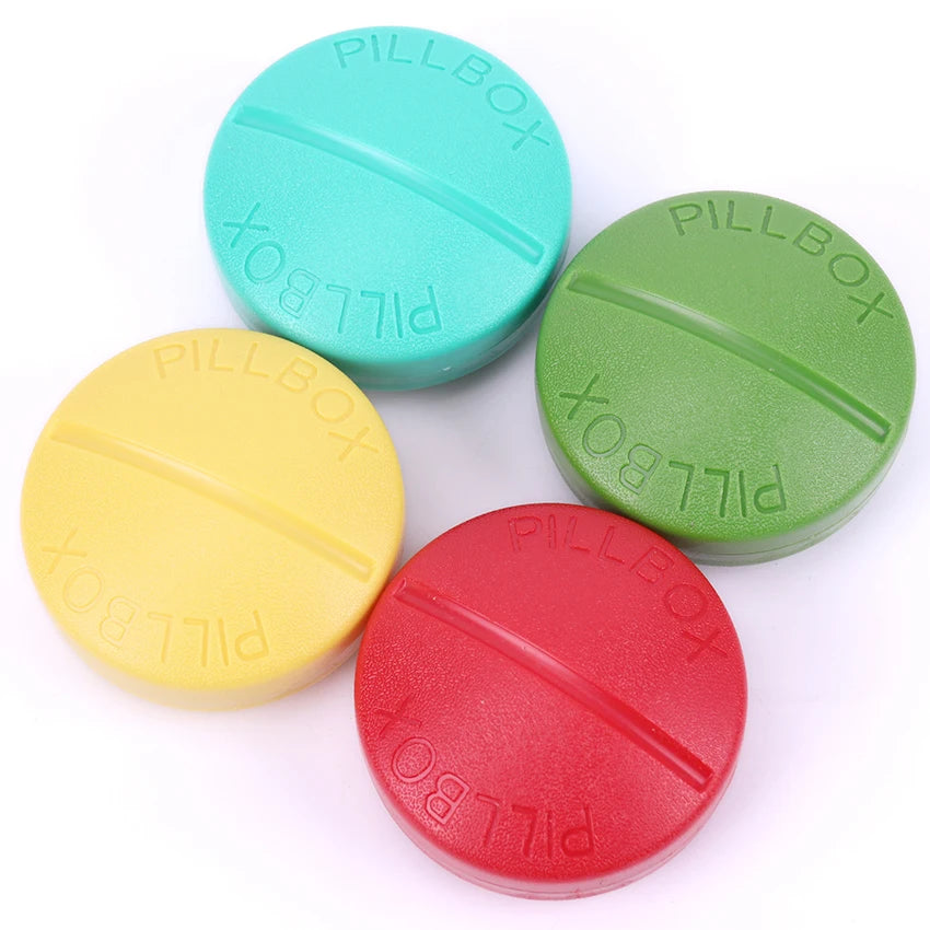 Four Grid Compartment Travel Pill Box Organizer Tablet Medicine Storage Dispenser Splitters Pill Case Holder Health Care