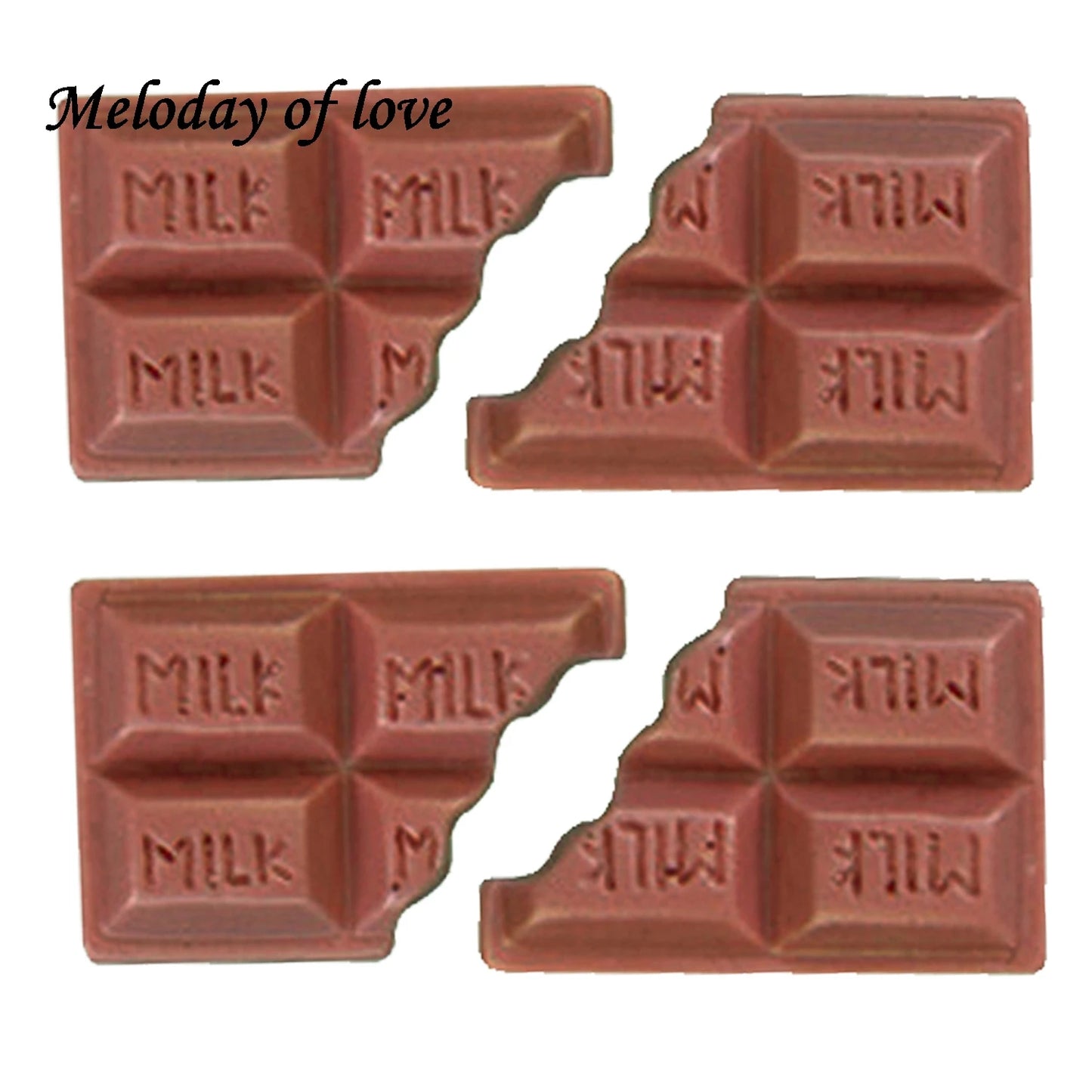 Milk letter chocolate Candles Resin Clay Butter Cookie DIY fondant baking cake decorating tools silicone mold T0014