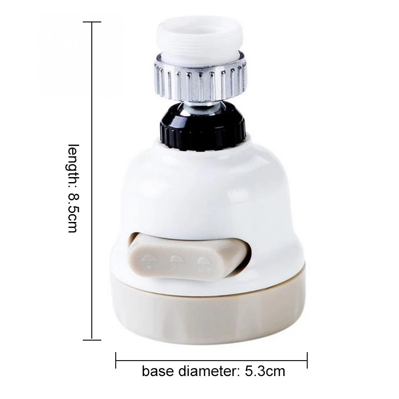 New Kitchen Shower Faucet Tap 3 Level Can Adjusting 360 Rotate Water Saving Bathroom Shower Faucet  filtered Faucet Accessories