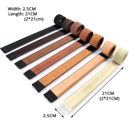 7colors 1pc Pcs Women Girls Magic Hair Styling Donut Bun Maker Elastic Hairband Donuts Chignon Magique Magic Styling Hair Tools