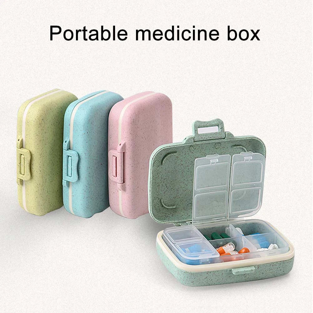 3-5 Slots Moisture-proof Pill Box Pills Organizer Case Portable Travel  Drugs Storage Container Medicine Box