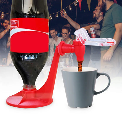 Beverage Drinking Dispense Fountain Soda Coke Bottle Upside Down Drink Inverter Gadget Party Home Bar Accessories