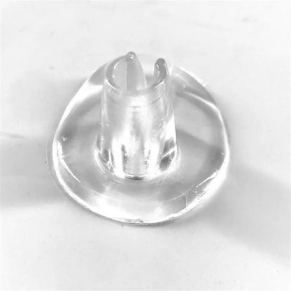 1 Pair Transparent Gel Shoes Inserts shoe-pad Cushion Flip Flop Sandals Toe Separator Massage Shoe Insole Cushion dropship